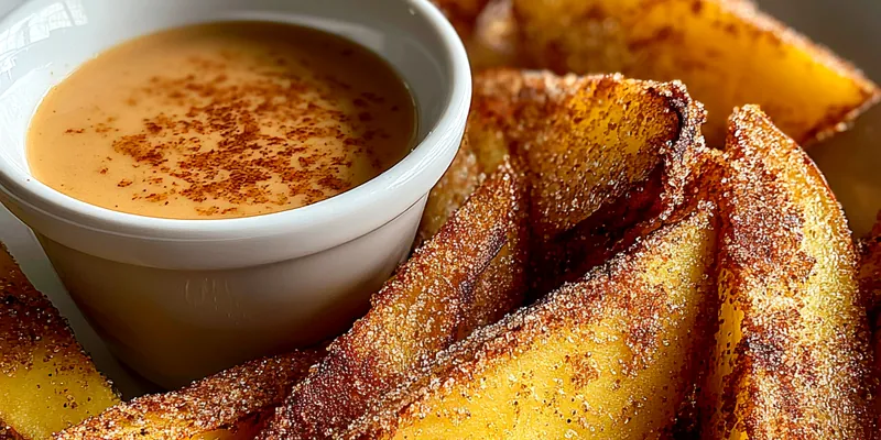 Air Fried Apple Wedges Delight