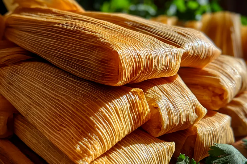 Fresh ingredients for Authentic Mexican Tamale Feast