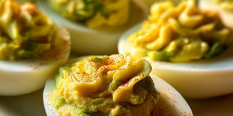 Avocado Deviled Eggs