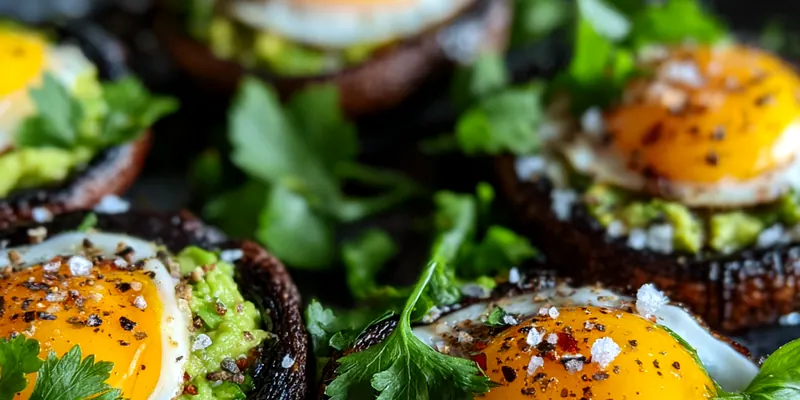 Avocado Egg Mushroom Delight