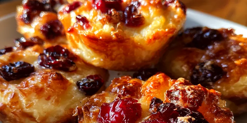 Baked Cranberry Brie Bites