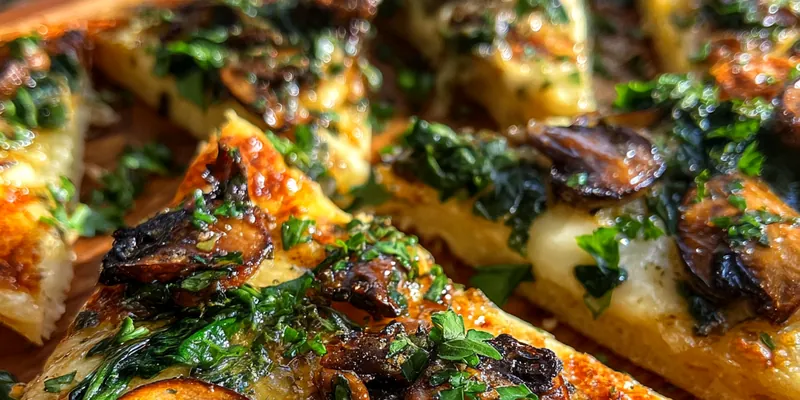 Baked Spinach Mushroom Quesadillas