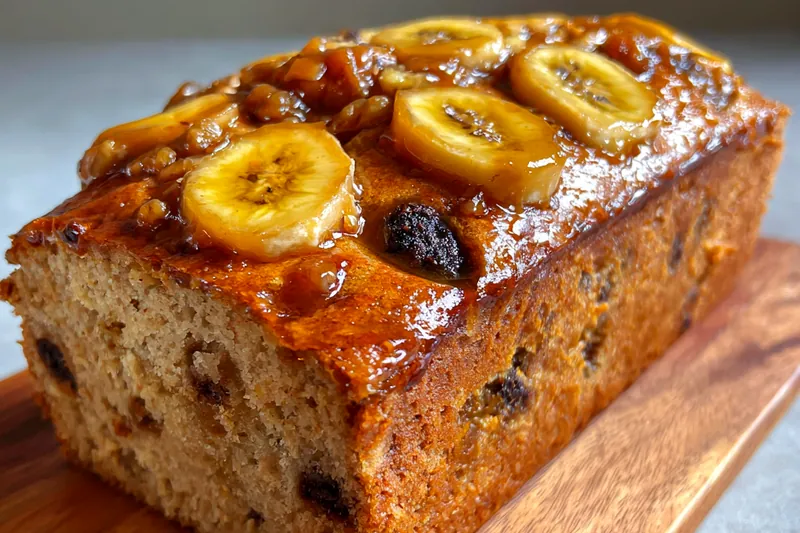 Fresh ingredients for Banana Cookie Loaf Delight