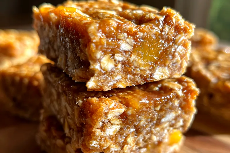 Cooking process for Banana Oatmeal Snack Bars