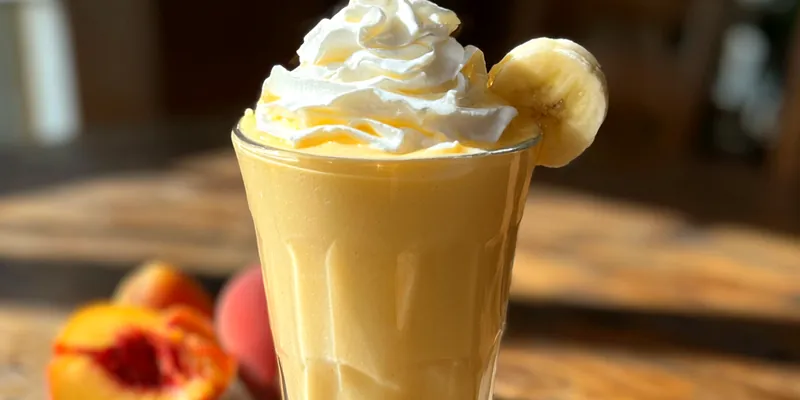 Refreshing Banana Peach Delight