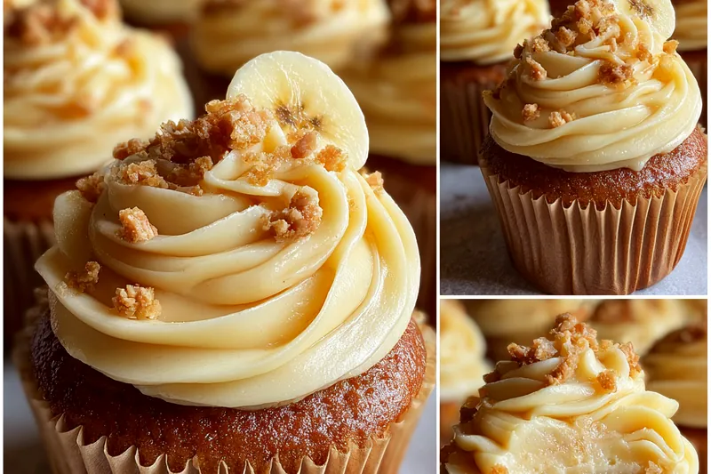 Fresh ingredients for Banana Pudding Cupcakes Delight