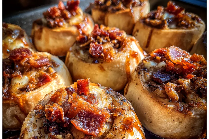 Cooking process for BBQ Pulled Pork Rolls