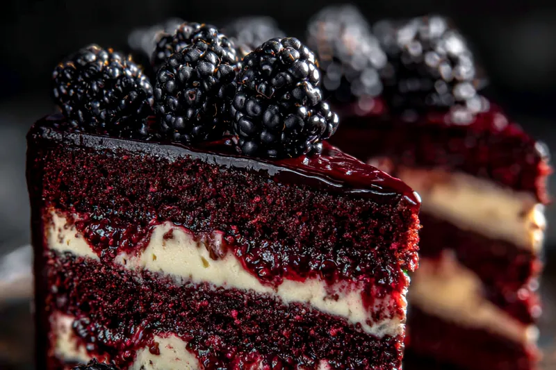 Sleek arrangement of fresh blackberries, mascarpone cheese, and whipping cream ready for Blackberry Velvet Indulgence.