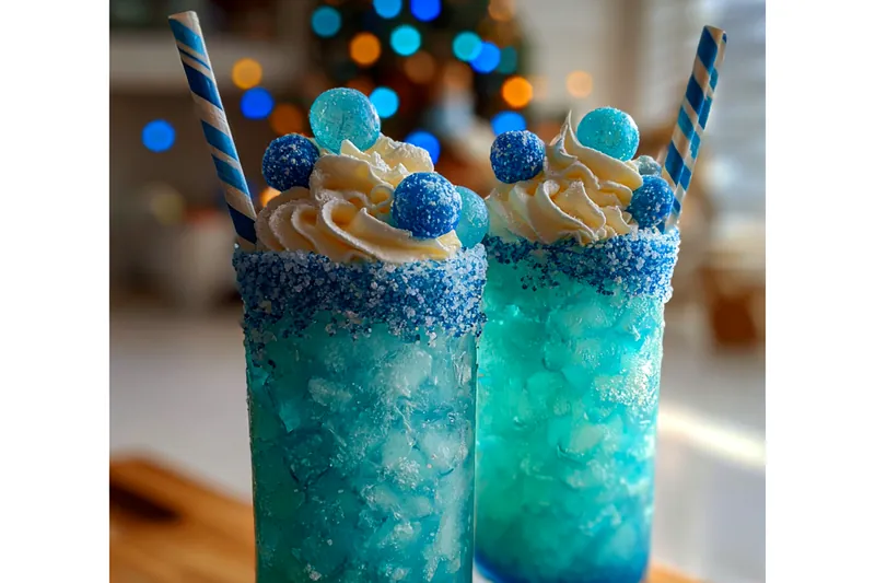 Cooking process for Blue Frosty Punch