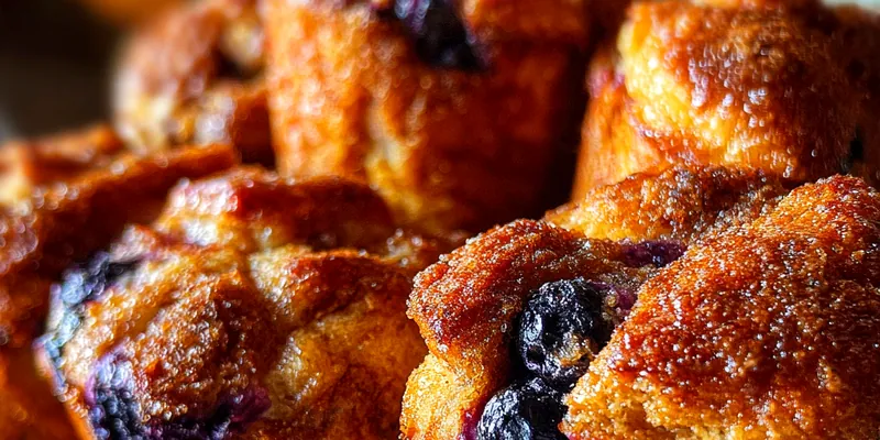 Freshly baked Blueberry Monkey Bread Muffins