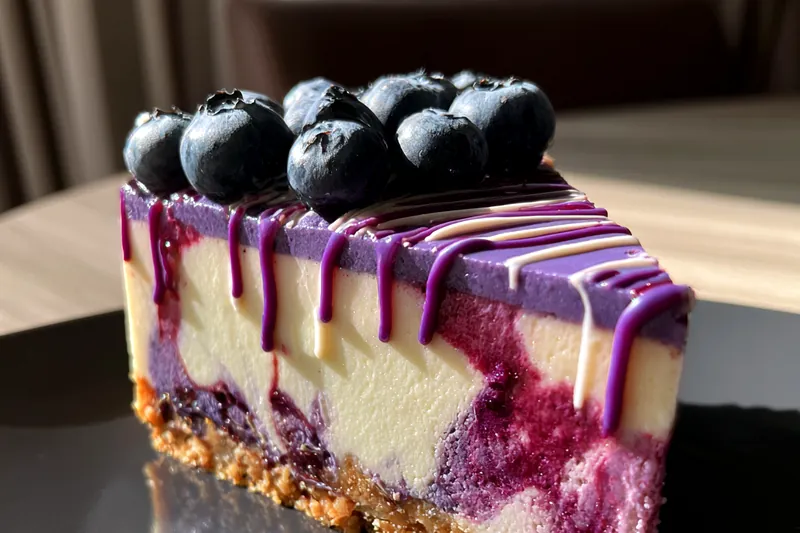 Fresh ingredients for Blueberry White Chocolate Delight