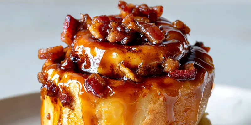 Bourbon Maple Bacon Cinnamon Rolls