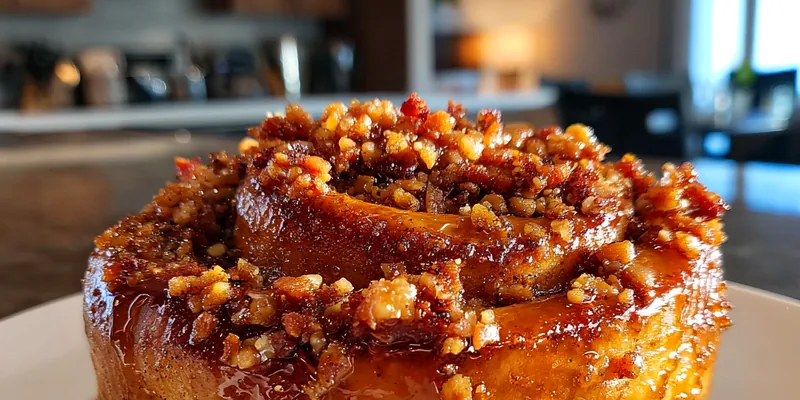 Decadent Bourbon Bacon Rolls