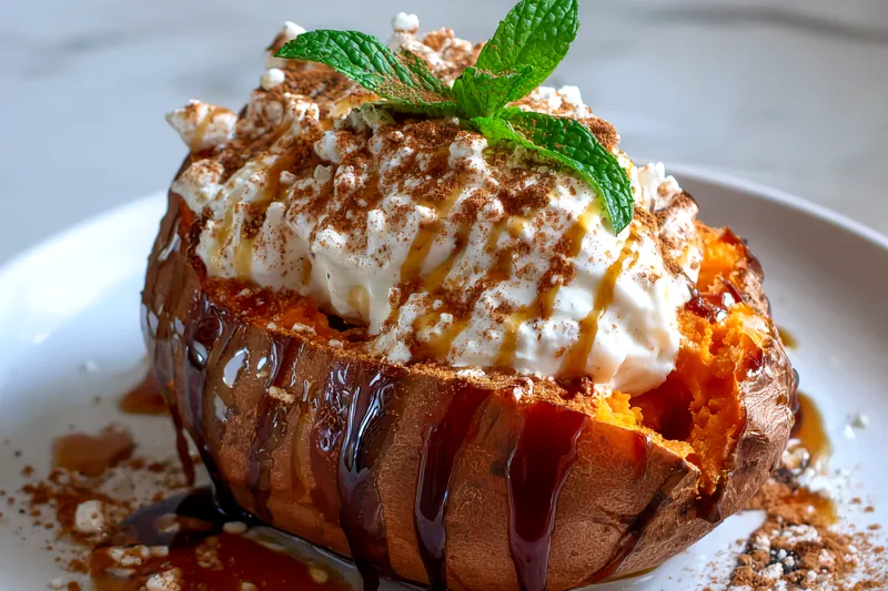 Cooking process of Breakfast Sweet Potatoes with sautéed vegetables