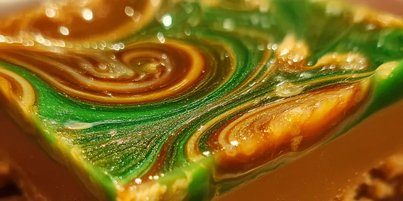 Delicious Caramel Apple Fudge Squares served on a plate