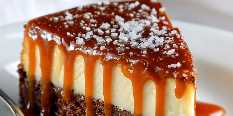 Delicious Caramel Brownie Cheesecake