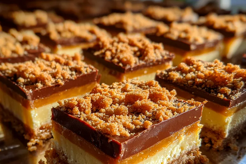 Cooking process for Caramel Chocolate Bars