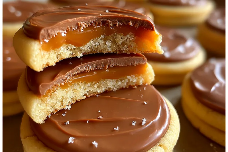 Fresh ingredients for Caramel Chocolate Cookie Delight