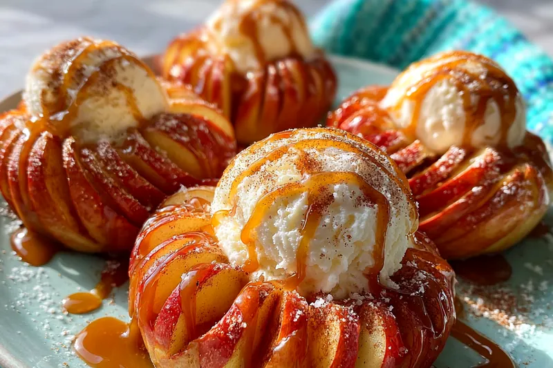 Fresh ingredients for Caramel Cinnamon Baked Apples