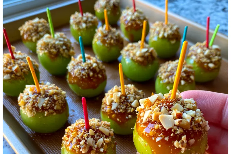 Cooking process for Caramel Nut Grapes