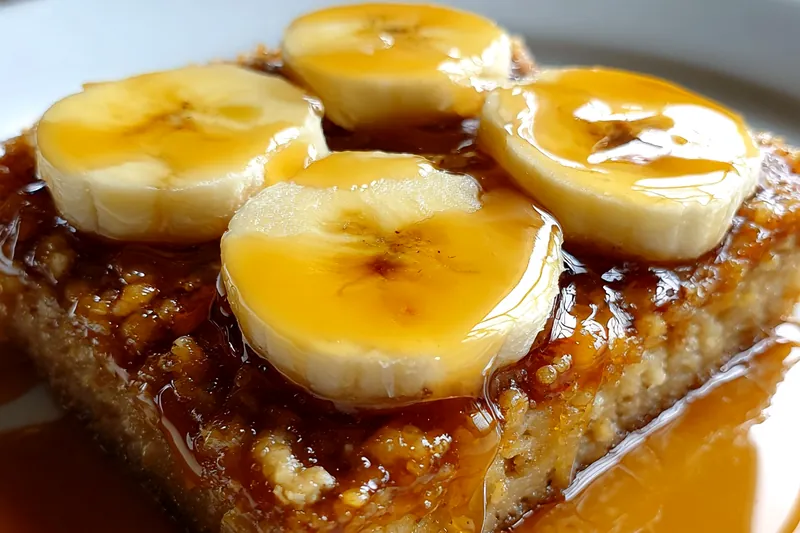 Cooking process for Caramelized Banana Dessert