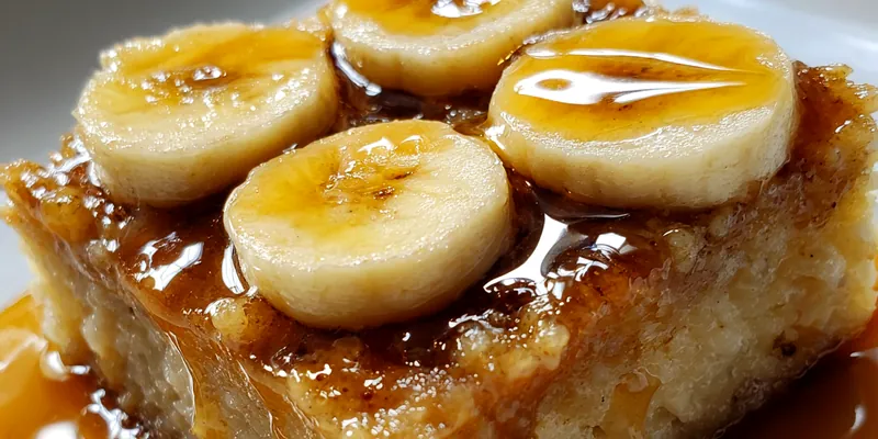 Delicious Caramelized Banana Dessert served on a plate