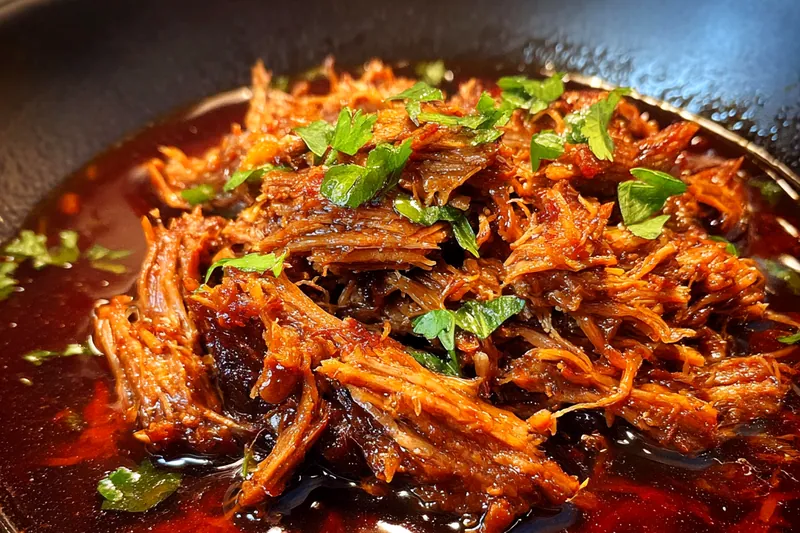 Cooking process for Caramelized Beef Brisket Delight