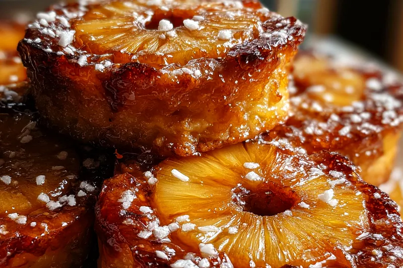 Cooking process for Caramelized Pineapple Sugar Treats