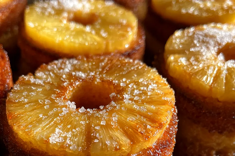 Fresh ingredients for Caramelized Pineapple Sugar Treats