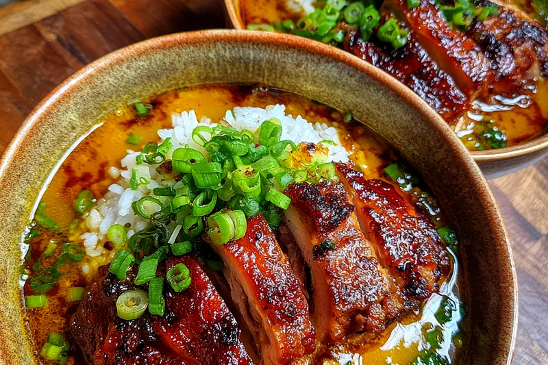 Cooking process for Caramelized Soy Chicken Broth