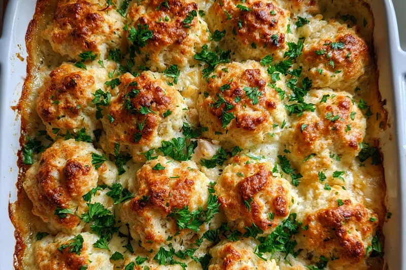 Chef Mitchell stirring Cheddar Chicken Delight in a skillet, showcasing the creamy sauce and golden chicken.