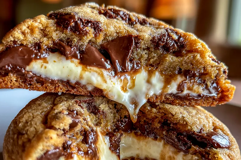 A curated display of ingredients for Cheesecake Chip Delight, including cream cheese, chocolate chips, and graham crackers.