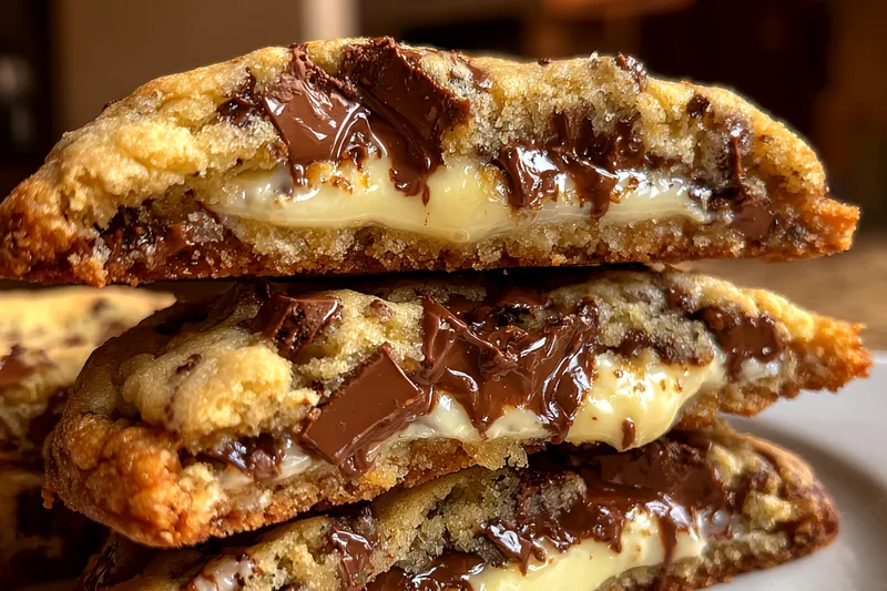 Cooking process for Cheesecake Chocolate Chip Cookies