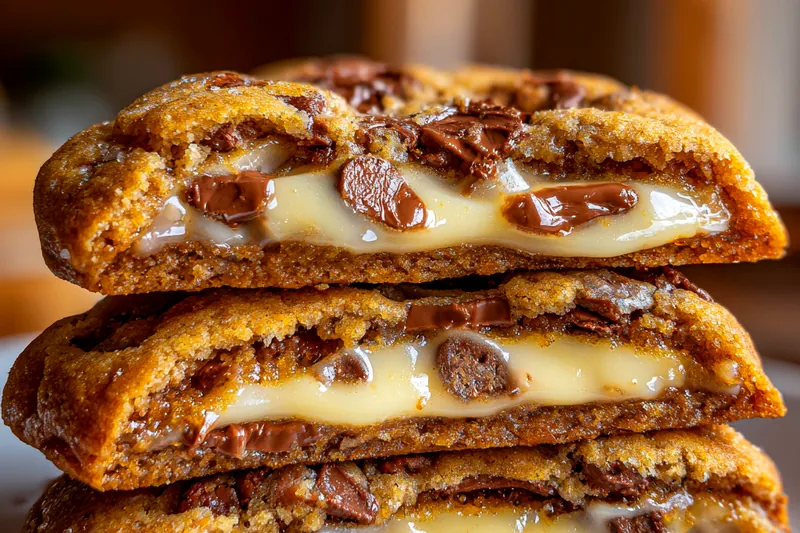 Fresh ingredients for Cheesecake Chocolate Chip Cookies