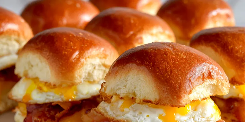 Cheesy Bacon Egg &amp; Cheese Breakfast Sliders: Your Ultimate Morning Craving!