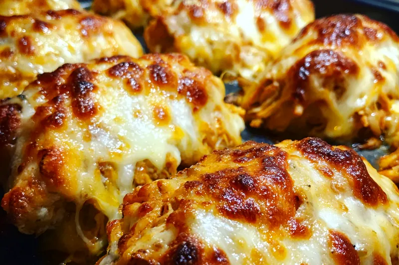 Fresh ingredients for Cheesy Buffalo Chicken Pockets