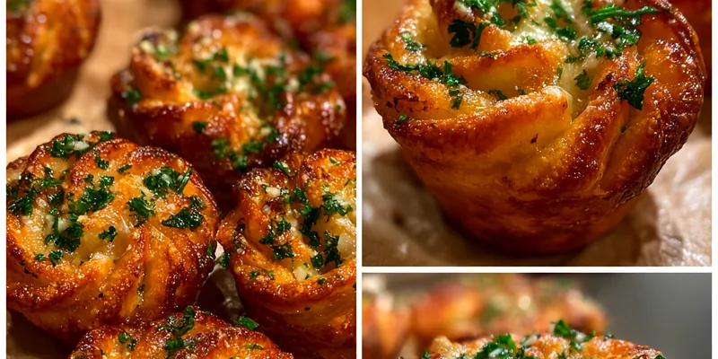 Cheesy Garlic Pastry Rolls