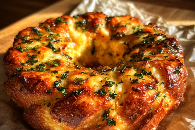 Cooking process for Cheesy Herb Bread