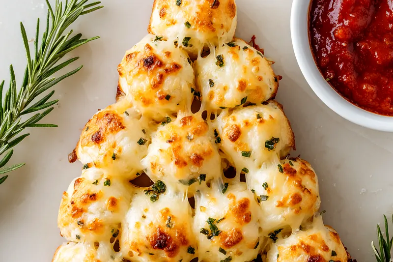Cooking process for Cheesy Holiday Pull-Apart Bread