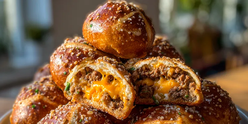 Cheesy Pretzel Bites