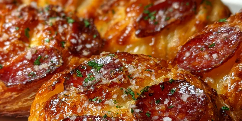 Cheesy Puff Pastry Rolls