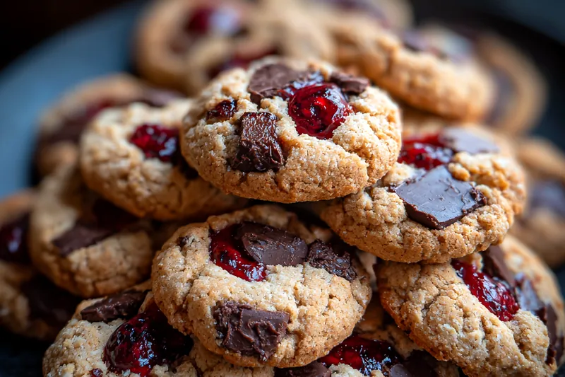Fresh ingredients for Cherry Chocolate Cookies