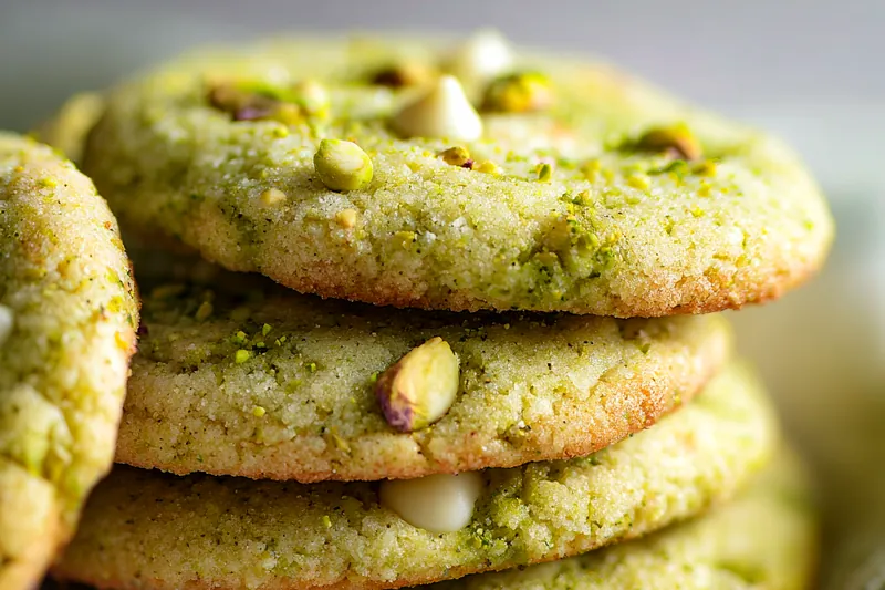 Cooking process for Chewy Pistachio Cookies