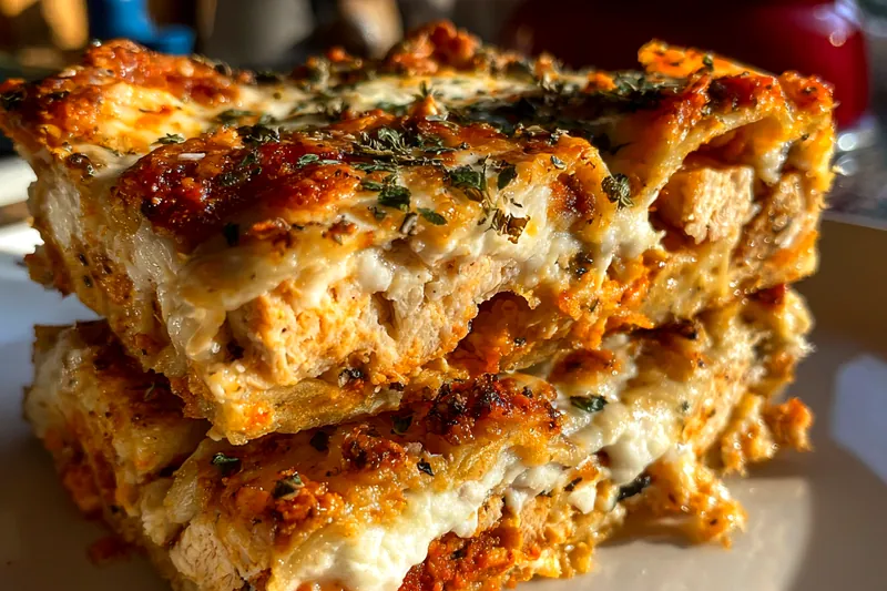 Fresh ingredients for Chicken Parmesan Casserole