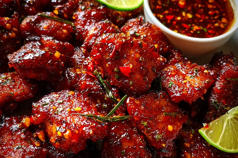 Fresh ingredients for Chili Lime Glazed Chicken