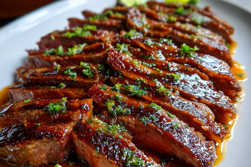 Fresh ingredients for Chili Lime Grilled Steak