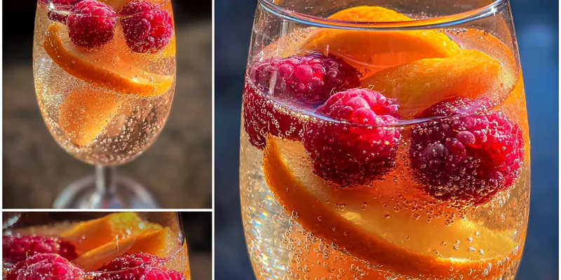 Peach and Raspberry Sangria
