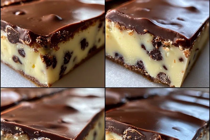 Fresh ingredients for Chocolate Chip Cheesecake Bars