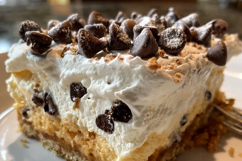 Fresh ingredients for Chocolate Chip Cream Bars