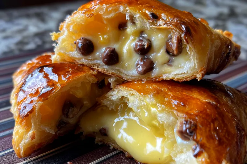 Fresh ingredients for Chocolate Chip Custard Brioche